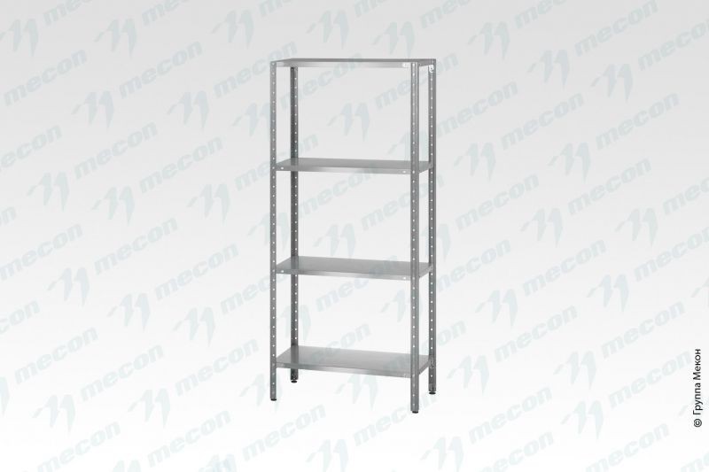 Стеллаж полочный СПЛн - 1200*400*2000 "Norma Inox" (полка перфорация 4 шт.) Стеллаж полочный СПЛн - 1200*400*2000 "Norma Inox" (полка перфорация 4 шт.)